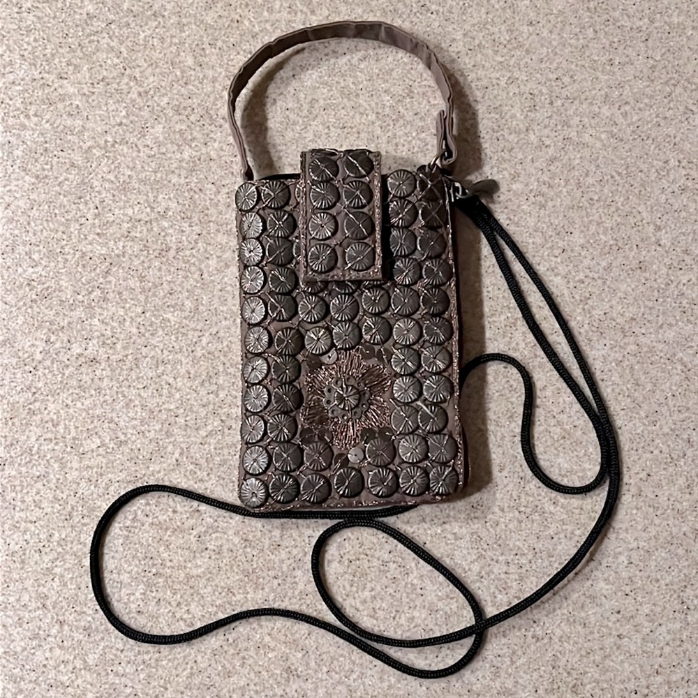 Bamboo Trading Company Mini Bag Crossbody & Top Handle Phone Case Purse